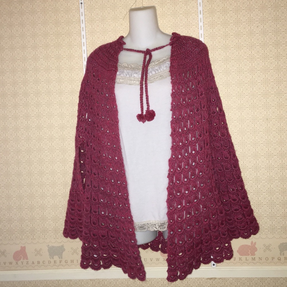 Crochet Sweater - Shall - Wrap 1970’s